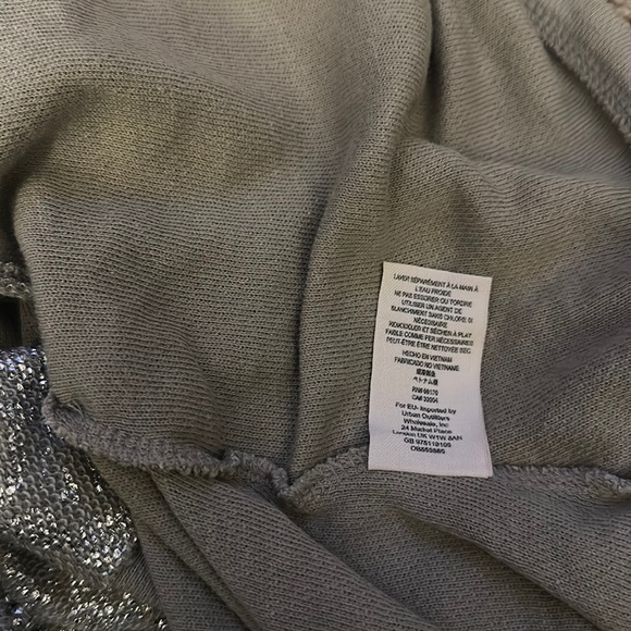 free people Silver and Tan Knit Button Back Sleeveless Knit Crop Top - Picture 11 of 12